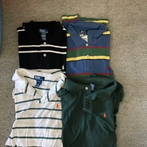 POLO Ralph Lauren Boys XL SZ20 polo shirts 2 w/tags, 2 without.
